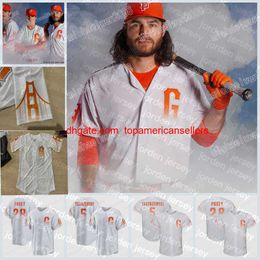 Custom Baseball Jerseys Buster Posey 2022 City Connect Jersey Mike Yastrzemski Austin Slater Luis Gonzalez Jason Vosler Wilmer Flo