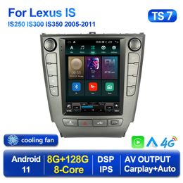 Android 11 Player Auto dvd Radio Multimedia Für Lexus IS250 IS300 IS200 IS220 IS350 2005 2006-2012 Tesla Stil carplay GPS Navi Stereo BT