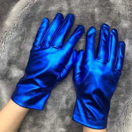 3Set/Pack Party Supplies Shining Metallic Yarn Cosplay Gloves Short Women's Halloween Sexy Dinner Performance Wedding Gloves