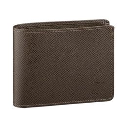 Aber Brand New Multiple Wallet Mens Real Leather Wallets for men M60895 Popular wallets card holder wallet Multiple Short Billfold239i