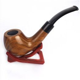 New Green Sandalwood, solid wood, large pipe, removable hammer, wooden portable gifts, smoking set wholesale.