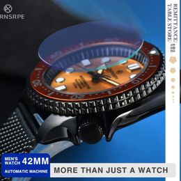 Wristwatches Parnsrpe - Luxury Ultra-bright Luminous Dial Men's Watch NH35A Sapphire Crystal Crown Waterproof Sealed Case
