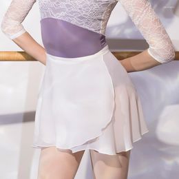 Stage Wear Ballet Skirt Female Fairy Ballerina Costume Chiffon Wrap Classical Dancewear Lyrical Dance Outfit JL3692