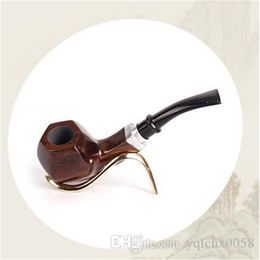 Ebony wood handle pipe smoking pipe handmade accessories wholesale