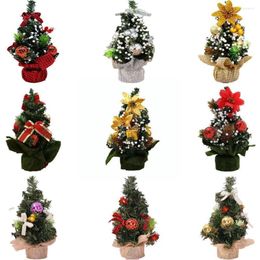 Christmas Decorations Mini Christmas-tree Aritificial Desktop Xmas Tree Home El Shopping Mall For Party Decoration Accessories P2s5