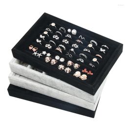 Jewellery Pouches Black ColorVelvet Ring Organiser Display Shelf Rings Boxes Quality Storage For Show Case22 14 3cm