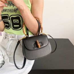 Designer handbag Store 70% Off Handbag Bags feeling bamboo handbag female foreign style square small one Messenger sales