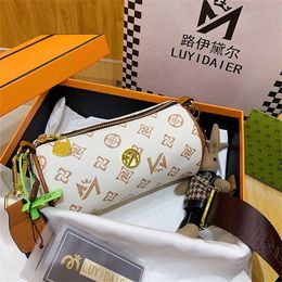 Designer handbag Store 70% Off Women's autumn and winter super fire chain small round old flower cross shoulder Boston pillow bag fashion