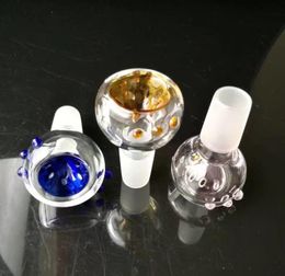 Bubbling head Wholesale Glass bongs Oil Burner Glass Water Pipes Oil Rigs Smoking Free