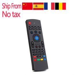 Ship From Europe MX3 Wireless Keyboard Air Mouse 2.4GHz X8 Remote Control IR Learning for Android tv BOX Without Microphone