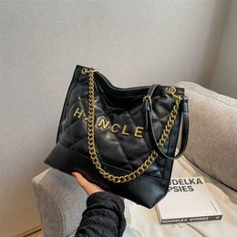 Clearance Outlets Online Fashion large women's autumn and winter high-capacity commuting tote rhombus chain single-shoulder messenger bag