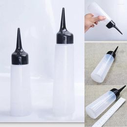 Storage Bottles 150ml 250ml Plastic Hair Cleaning Dye Drop Bottle Salon Colour Applicator Scale Hairdressing Measuring Tool