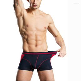 Underpants 3 Pcs/lot Men Underwear Breathable Close-fitting Modal Boxer Solid Men's Man Boxers Shorts With Calzoncillos Cuecas