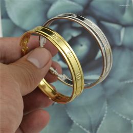 Hoop Earrings Big Circle Heavy For Women Silver Gold Plating Round Fashion Jewellery Exaggerated Personality Punk Ladies