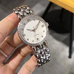 2021 new luxury women watches full stainless steel strap gold watch luminous top quality wristwatch sapphire designer montre de305t
