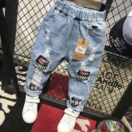 Jeans Childrens Pants Spring Kids Baby Boys Children For Casual Denim Toddler Clothing 27Years 230213