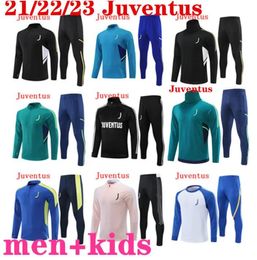 2022 2023 JU tracksuit soccer jerseys POGBA DI MARIA VLAHOVIC CHIESA 2021/22/23 training suit men kids kit football kit uniform sportswear