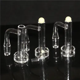 hookahs Bevelled Edge Auto Spinner Quartz Banger With Glass Bubble Carb Cap Marble Pearls Balls 14mm Male Female Nails For Water Bongs Dab Rigs