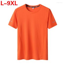 Men's T Shirts Shirt Men Big Size 9XL 6 Xl 7xl 8xl Large Black White Basic Summer T-shirts Oversize Hip Hop 2023