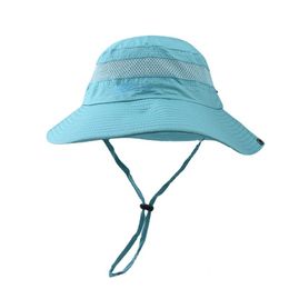 American Outdoor All-Matching Bucket Hat Men's and Women's Solid-Colored Sun Protection Suns Hat Breathable Sweat Absorbing Alpine Cap