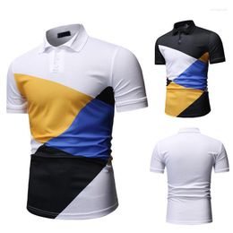 Men's Polos Summer Pattern Man Thin Section Trend Korean Edition Leisure Time Fashion POLO Shirt T