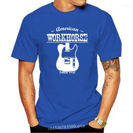 Men's T Shirts American Workhorse Telecaster - Since 1950 Customised Tee T-Shirt Designer Shirt Letters Fashion Round Collar