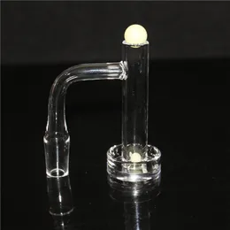 hookahs Clear Bottom Quartz Banger Nail and Luminous Terp Pearl & Cyclone Spinning Carb Cap Dab For Oil Rigs Glass Water Pipes