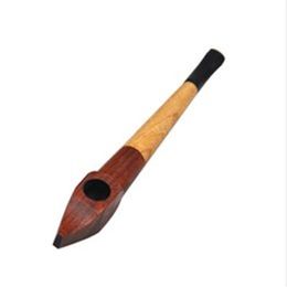 Cross-border New Classic Wood Pipe Long Handle Mini Portable Wood Tobacco Tool