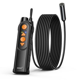 5M Cable Length Wireless Endoscope 12MP Auto Focus WiFi Endoscope Inspection Camera Borescope 5G WiFi Endoscope Camera Sewer Snake Camera for Android Cam PQ316