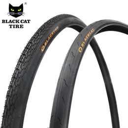 Bike s Black Cat Bicycle 700x25c 28C 32C 35C 38C Series Road Wagon Non-Slip Outer Tire 0213