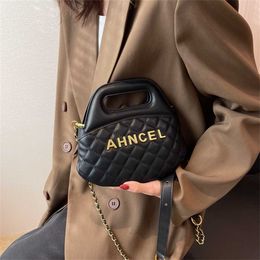 Designer handbag Store 70% Off Small group texture Lingge small fragrance portable fashion diagonal shoulder chain shell women's bag