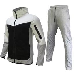 Mens Tracksuits Sportswear Hooded Jackets With Pants Casual Jogger Suit 2 pieces Sets Training Set Hoodie Asian size Comfortable Fabrics M-XXXL