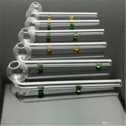 Flat-mouthed tinted glass pan Wholesale Bongs Oil Burner Pipes Water Pipes Glass Pipe Oil Rigs Smoking
