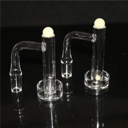 hookahs Quartz Banger Nail with Spinning Bubble Carb Cap and Terp Pearl 10mm 14mm 18mm Joint 45/90 Degrees For Glass Bongs ash catcher