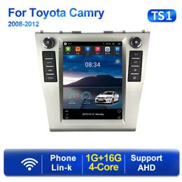 Android 11 Player Car dvd Radio Video For Tesla Style For Toyota Camry 2008 2009 2010 2011 Multimedia GPS Carplay Stereo BT