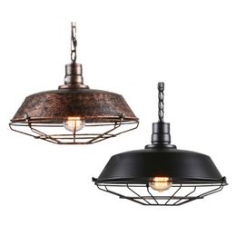 Pendant Lamps Loft Style Vintage Lamp Light Industrial Retro Iron Hanging Ceiling E27 Chandelier For Salon Restaurant Bar KitchePendant
