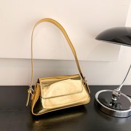 Evening Bags Boston Bright Leather Underarm Shoulder Bag Women's Handbag Luxury Designer Fashion Brand Copy Lady Leisure Tote
