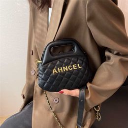 Cheap Purses Clearance 60% Off Small group texture Lingge small fragrance portable fashion diagonal shoulder chain shell women's bag