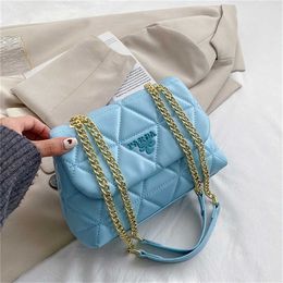 Designer handbag Store 70% Off Handbag Women's autumn and winter embroidered thread chain messenger sales
