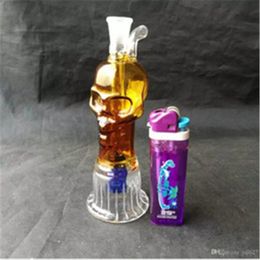 Skull bone hookah Wholesale Glass bongs Oil Burner Water Pipes Glass Pipe Oil Rigs Smoking