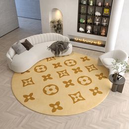 American Hallway okrągły kryształowy aksamitny dywan salon sypialnia sofa stolik dywan biotopalisko