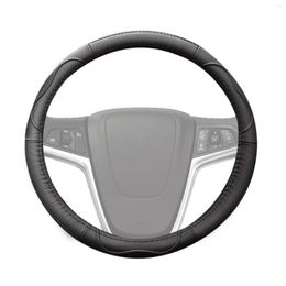 Steering Wheel Covers Cover Leather Universal Round Protective Genuine Car Accessories For Cars Trucks SUVs Used