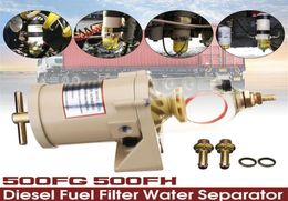 500FG 500FH Diesel OilWater Separator Trucks 90GPH Boat Philtre Marine Engine Fuel3813060