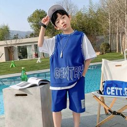 Clothing Kid Clothes Year School Uniform Basketball Suit for Football Sports Set Children Boys PCS Sets TShirts Shorts Outfit