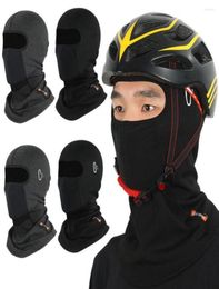 Helmets de motocicleta Máscara facial Balaclava Neck Brace Invierno techo tibio con orificio de vasos al aire libre Ski a prueba de viento Cap1232674