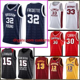 Jimmer 32 Fredette Brigham Young Cougars Jersey 35 Kevin Durant San Diego State Aztecs College Kawhi 15 Leonard Jerseys