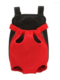 Dog Car Seat Covers Portable Pet Backpack Carrier Adjustable Hands Free Travel Durable Bags For Dogs Cat Puppy Outdoor Walking Practical