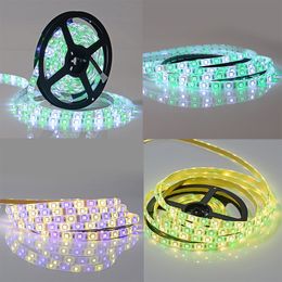 Flexible LED Strip Lights DC 12V RGB Double Row High Britghtness SMD5050 600 LEDs IP65 Waterproof 5m Tape Lighting for Outdoor lamps