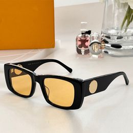 LouiseViution Classic Shape Brown Lvse Shaded Square Z2586 Sun Glasses Sunglasses for Womne Men Fashion Engraved Letter Shades Uv400 Protection Designer Eyewear C