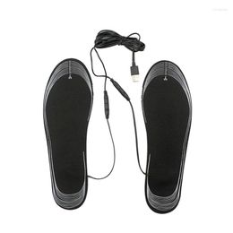 Sports Socks USB Charging Electric Heating Insole Winter Cycling Camping Traveling Hiking Heater Cuttble Washable Thermal